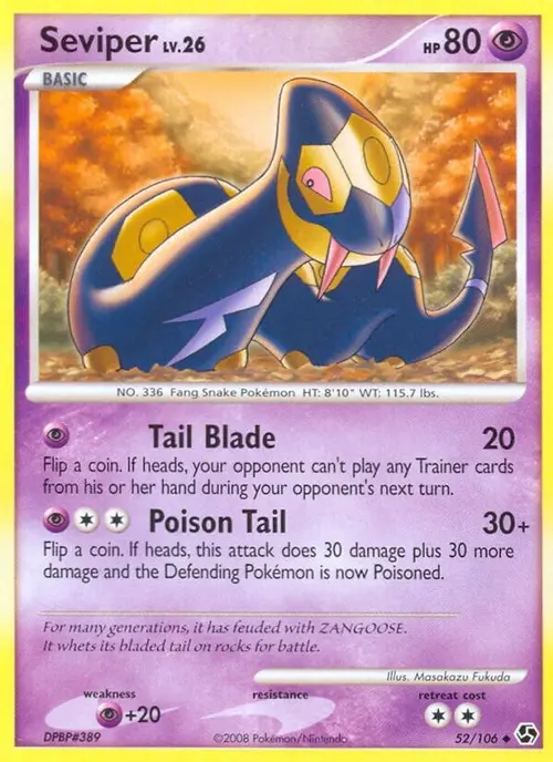Seviper card art