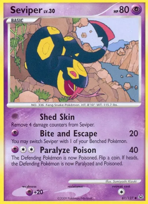 Seviper card art