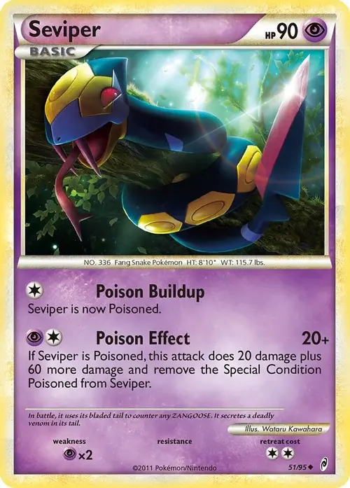 Seviper card art