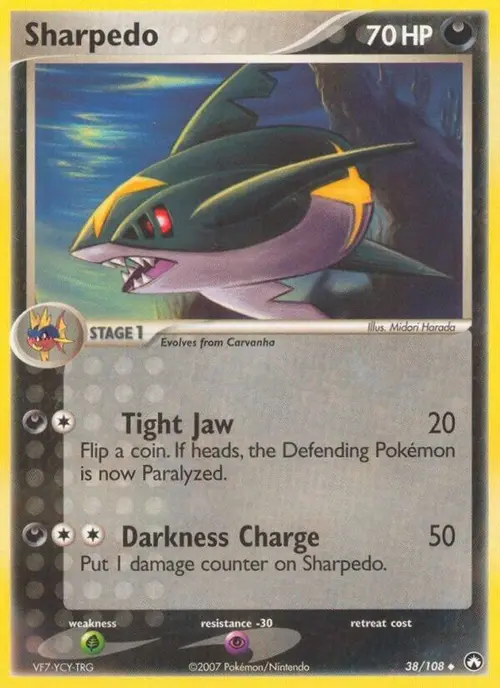 Sharpedo card art