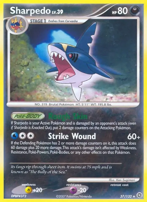 Sharpedo card art