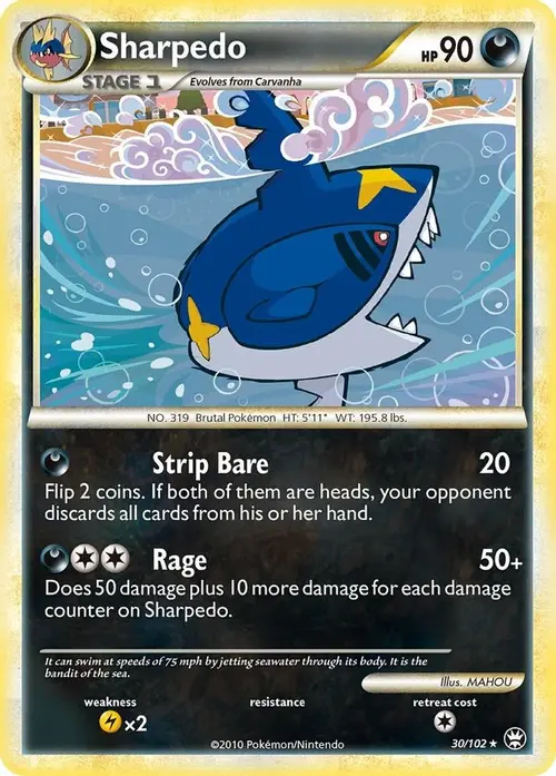 Sharpedo card art