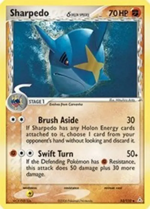 Sharpedo (Delta Species) card art