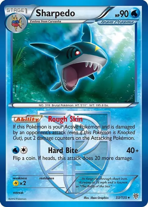 Sharpedo (Team Plasma) card art