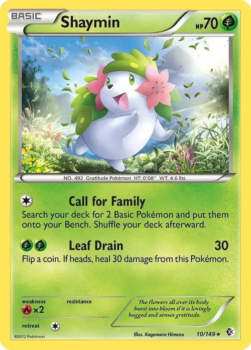 Shaymin card art