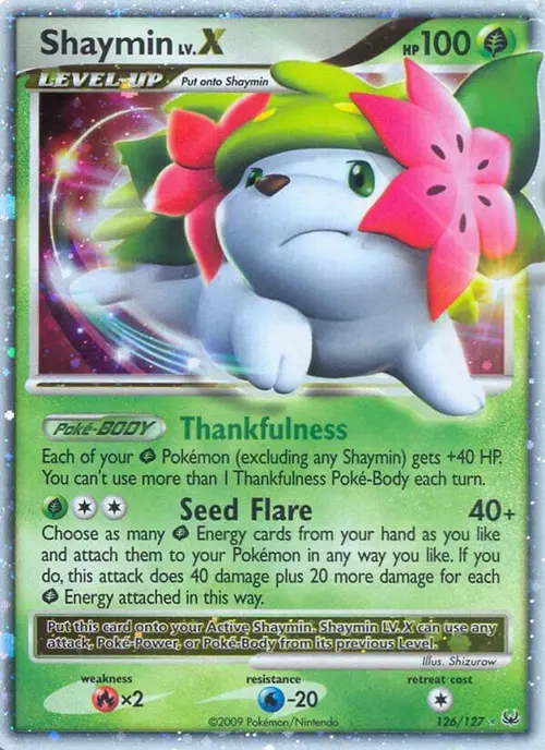 Shaymin Lv.X (Land Forme) card art