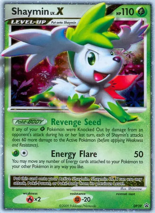 Shaymin LV.X - DP39 card art
