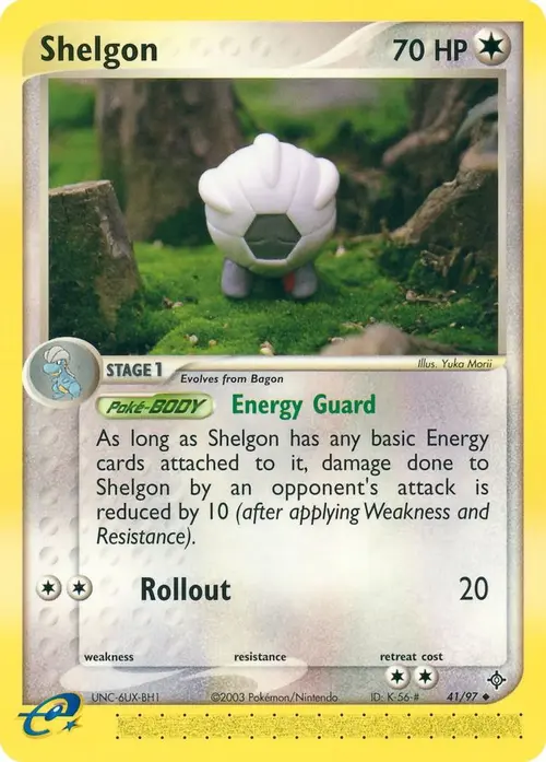 Shelgon - 41/97 card art