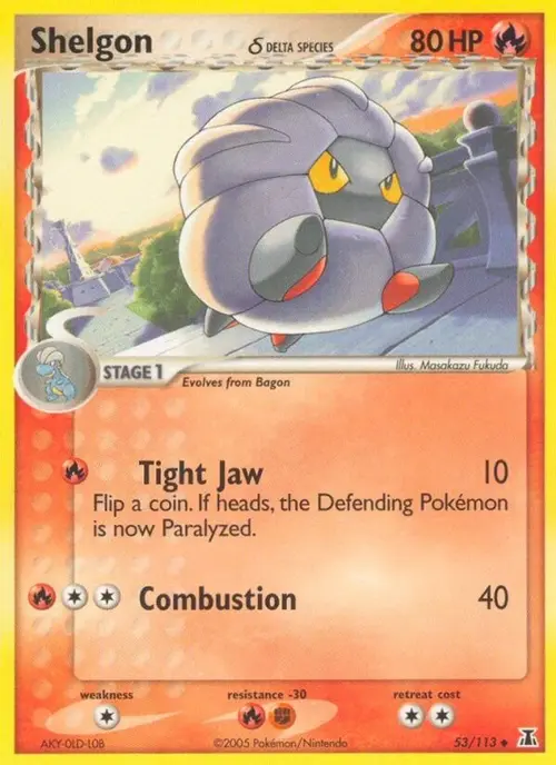 Shelgon - 053/113 (Delta Species) card art