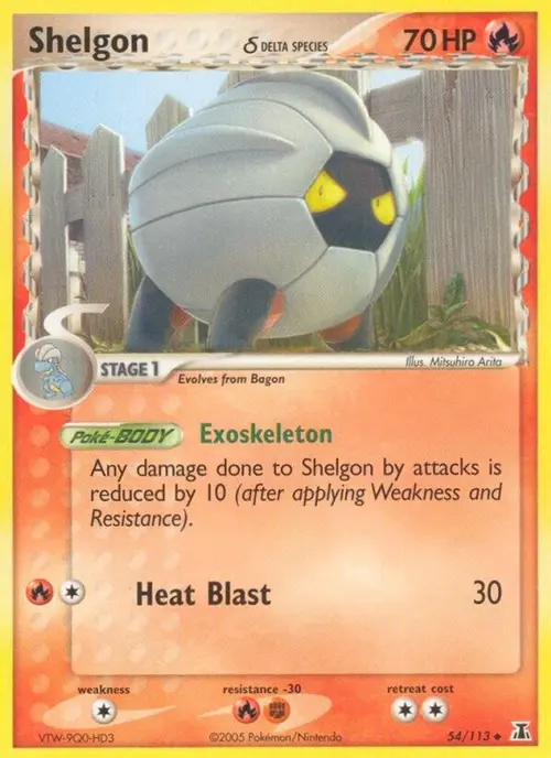 Shelgon - 054/113 (Delta Species) card art