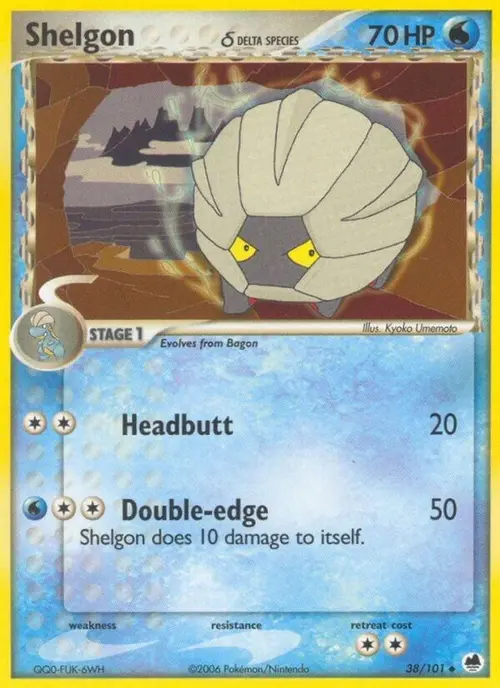Shelgon (Delta Species) card art