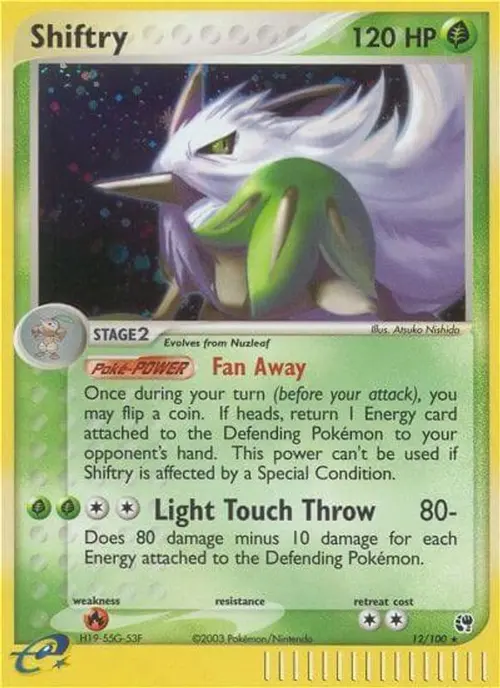 Shiftry - 12/100 card art