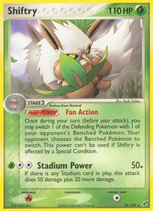 Shiftry card art