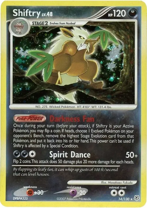 Shiftry card art