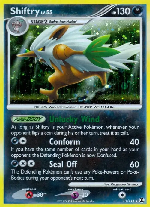 Shiftry card art