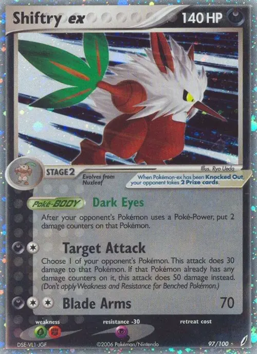 Shiftry ex card art