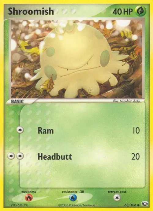 Shroomish card art