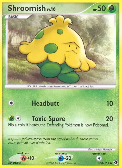 Shroomish card art