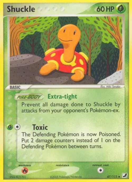 Shuckle card art