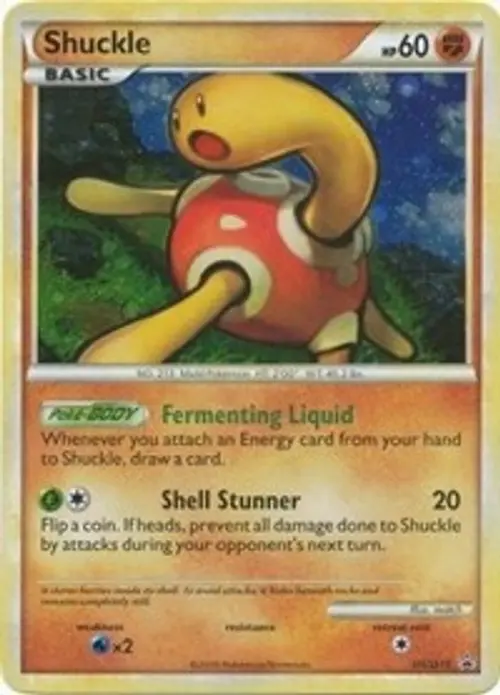 Shuckle - HGSS15 card art
