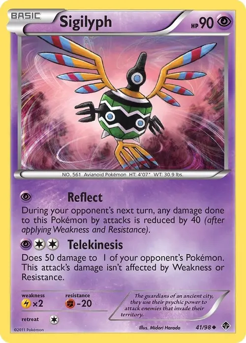 Sigilyph (41) card art