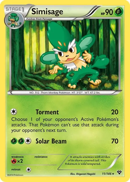 Simisage card art