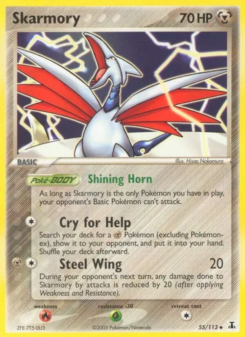 Skarmory card art