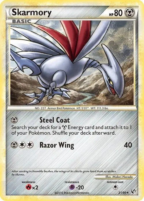 Skarmory card art
