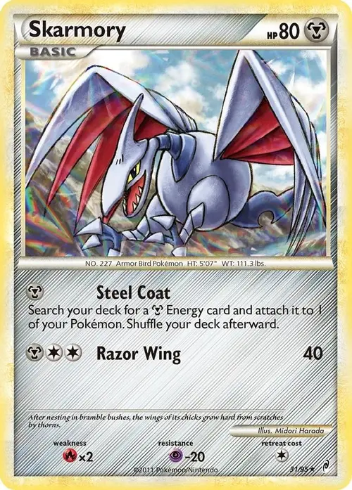 Skarmory card art