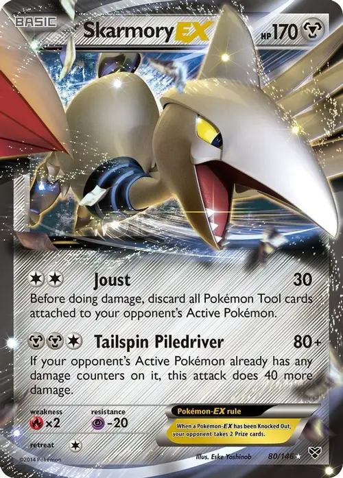 Skarmory EX card art
