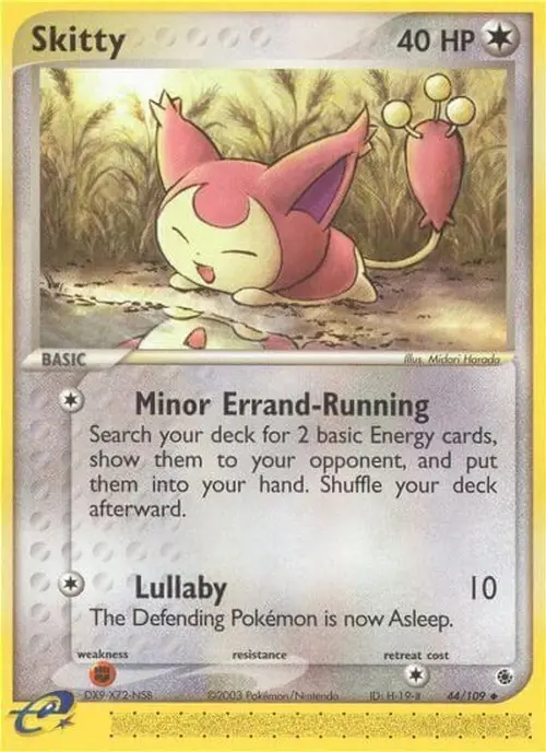 Skitty - 44/109 card art