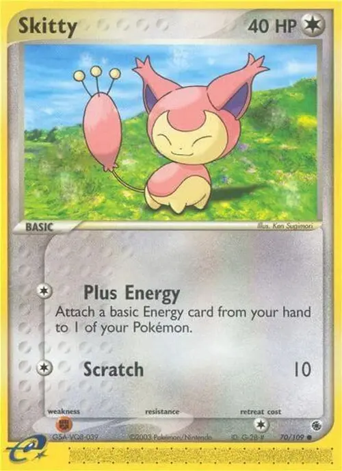 Skitty - 70/109 card art