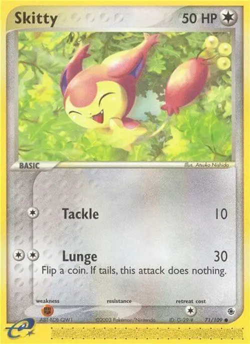 Skitty - 71/109 card art