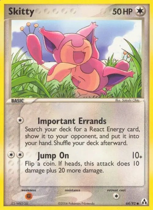 Skitty card art