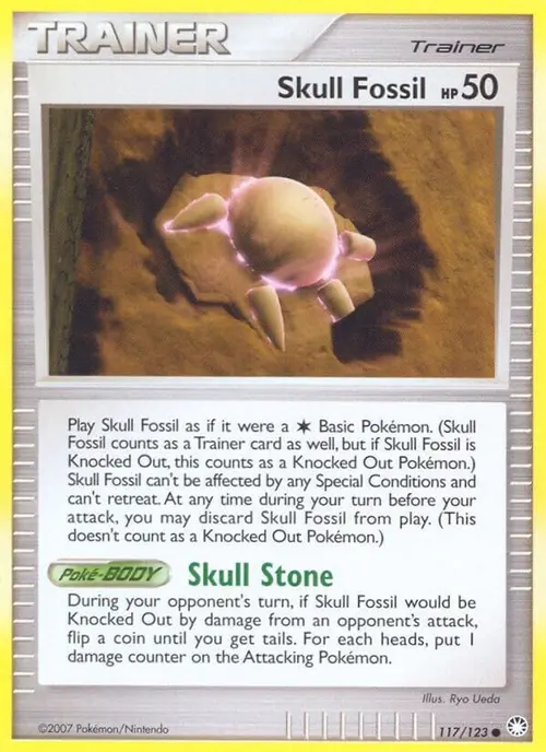 Skull Fossil card art