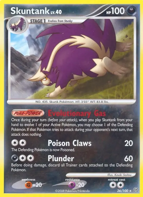 Skuntank card art