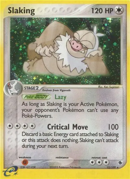 Slaking card art