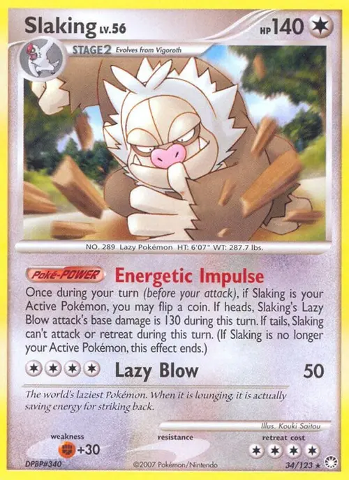 Slaking card art