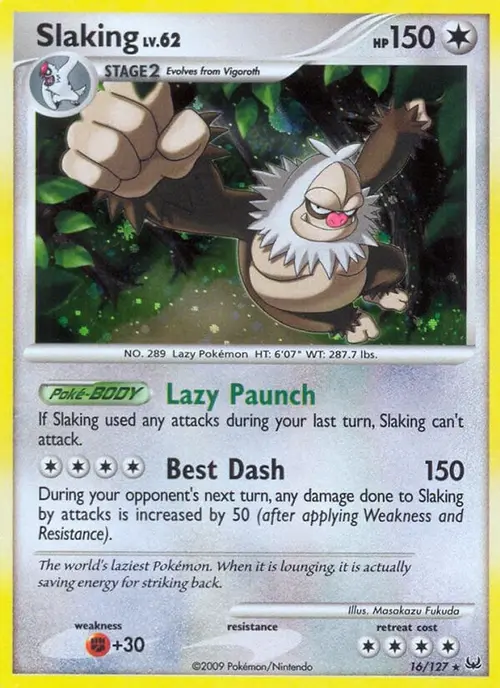 Slaking card art