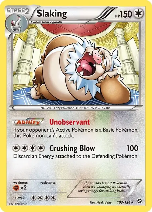 Slaking card art
