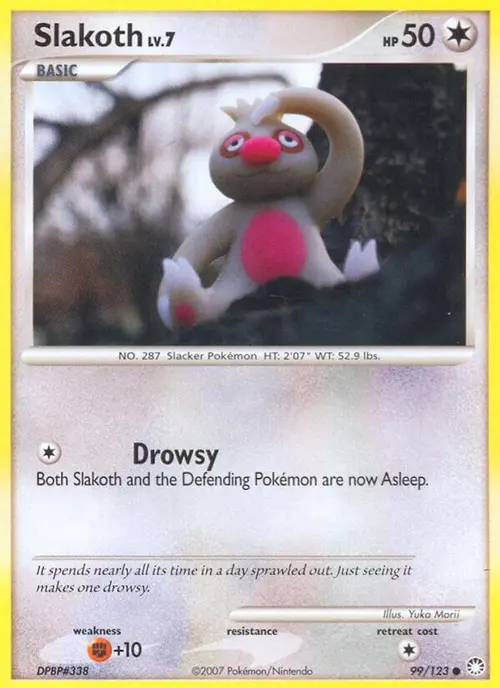 Slakoth card art