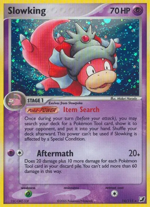 Slowking card art