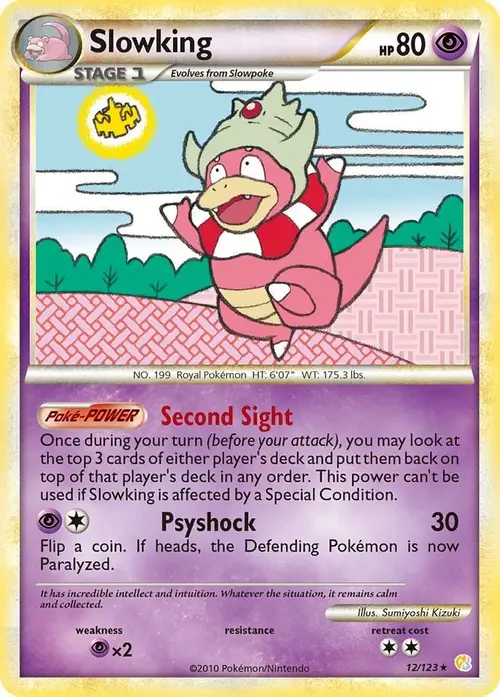 Slowking card art