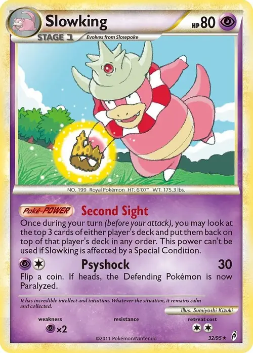 Slowking card art