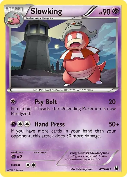 Slowking card art