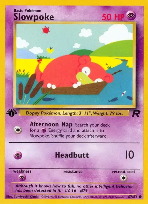 Slowpoke card art