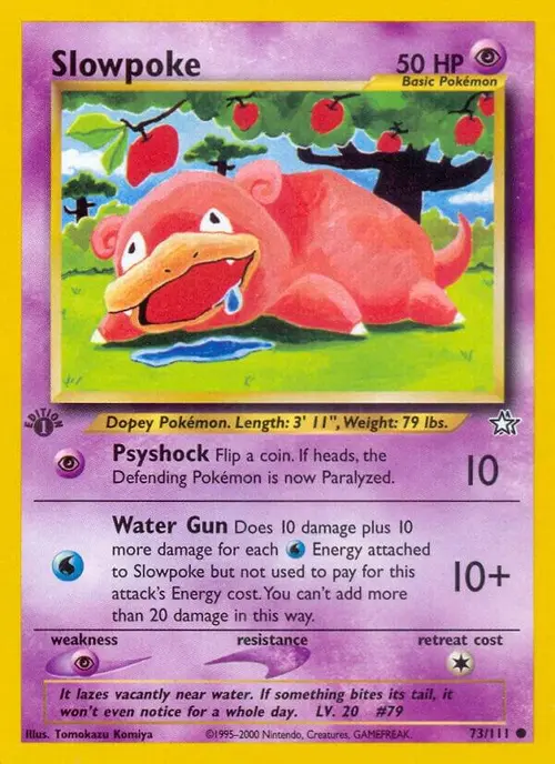 Slowpoke card art