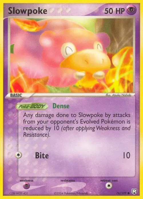 Slowpoke card art
