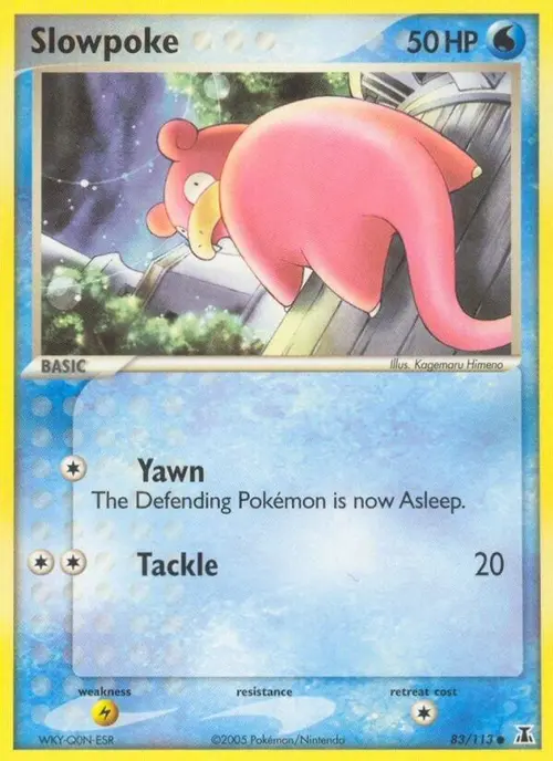 Slowpoke card art