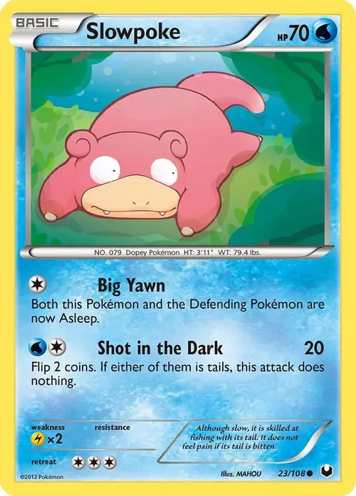 Slowpoke card art